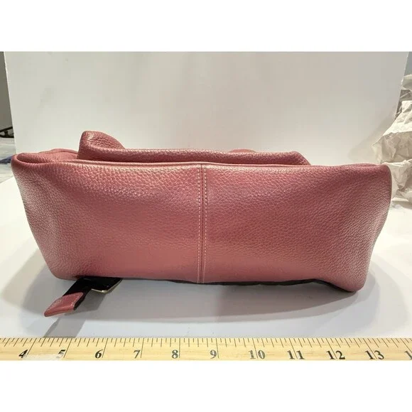 Coach Backpack New York F29004 Pink Charlie Pebble Leather Bag - Picture 10 of 16